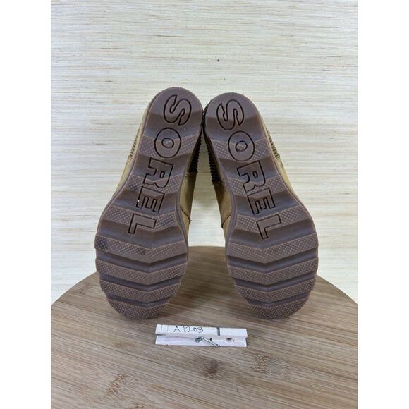 Sorel Joan Of Artic Brown Suede Wedge II Chelsea Boots Womens Size 6 - Picture 9 of 9